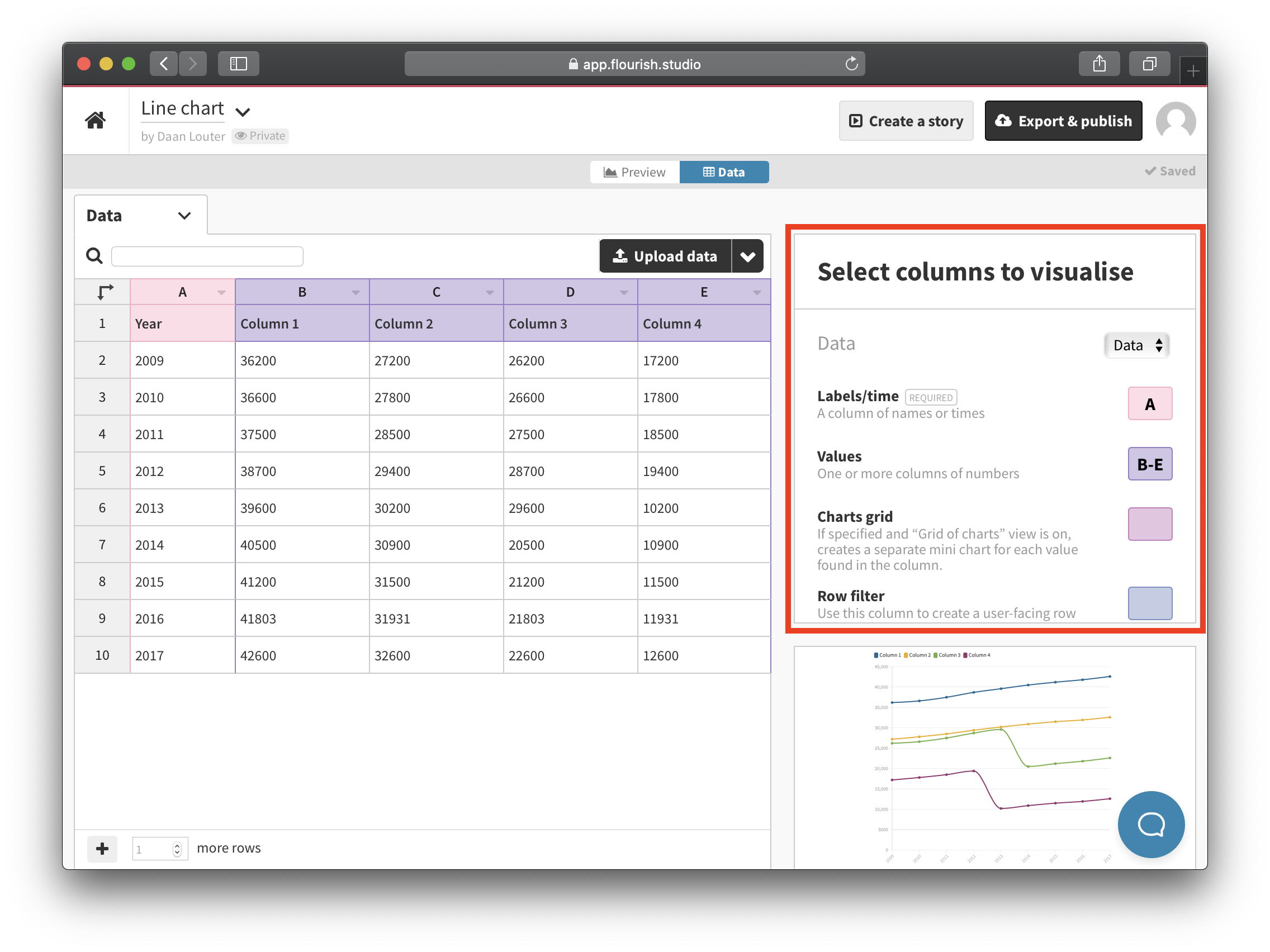 Data bindings